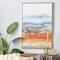 Multi Colored Contemporary Abstract Canvas Wall Art, 47" x 32"
